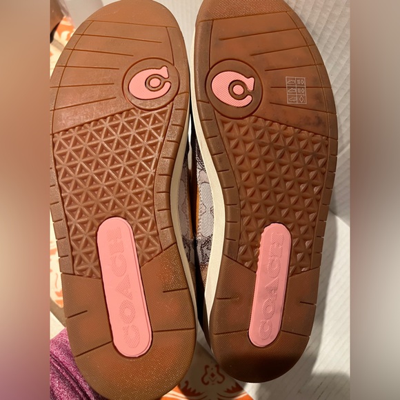 COACH Multi Signature Lace-Up Sneakers. Women’s Size 9B (regular width). NEW - Picture 7 of 16